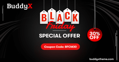 BuddyX Theme Black Friday Rabatt