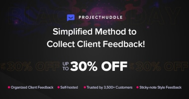 ProjectHuddle Black Friday-Rabatt