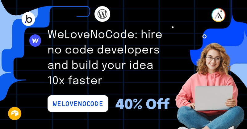 WeLoveNoCode Black Friday Deal