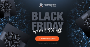 Formidable Forms Black Friday-Rabatt