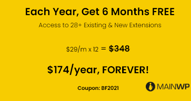 MainWP Black Friday Rabatt