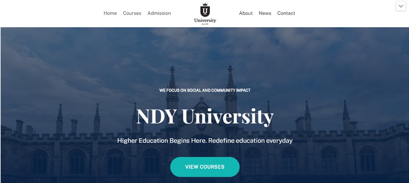 ธีมหลักสูตร Neve WordPress ออนไลน์