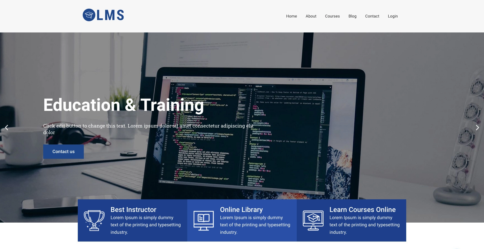 ธีมเวิร์ดเพรส lms cyberchimps