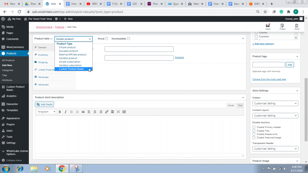 Produse incluse Woocommerce