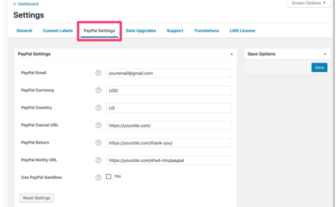 Configuración de pago para su sitio web de fitness en línea