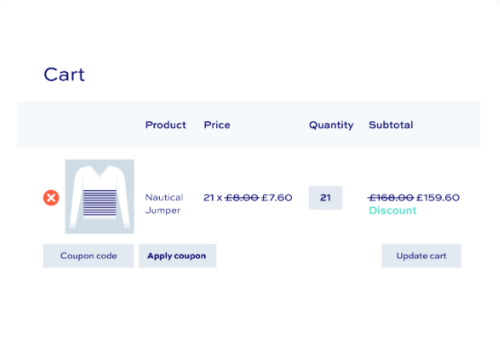 woocommerce เฟสและส่วนลด