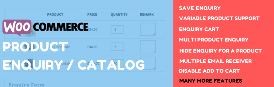 ใบเสนอราคาสอบถามผลิตภัณฑ์ WooCommerce