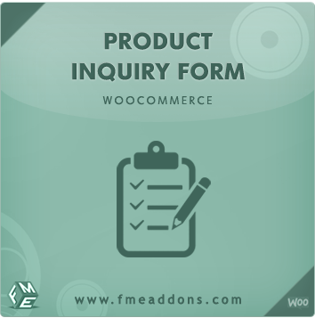 แบบฟอร์มสอบถามผลิตภัณฑ์ WooCommerce โดย fmeaddon