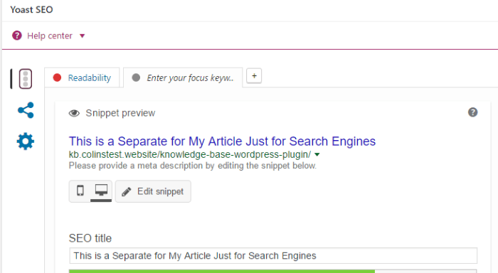 seo optimalkan basis pengetahuan Anda