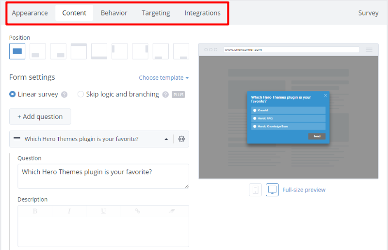 survei kontrol situs