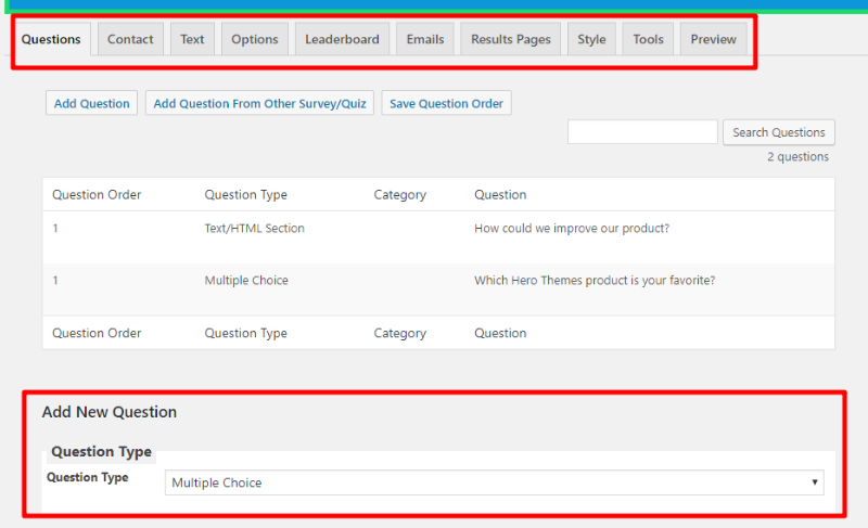 master kuis plugin survei wordpress terbaik