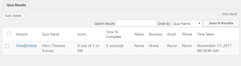 antarmuka hasil survei