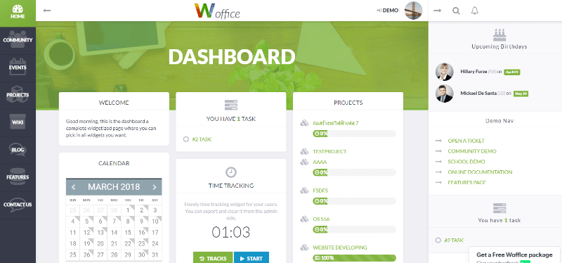 WordPress Intranet-Theme