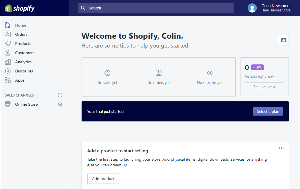 interface shopify contre wordpress