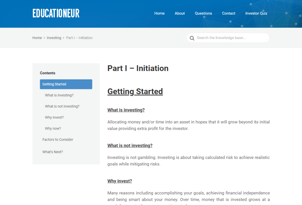 教育者知识库文章