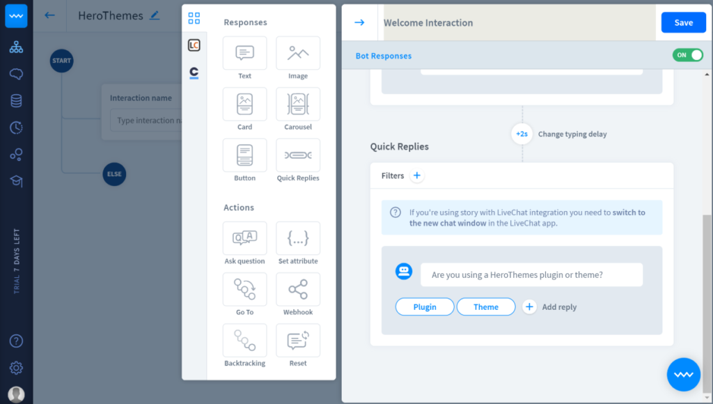 ChatBot 客户服务构建器