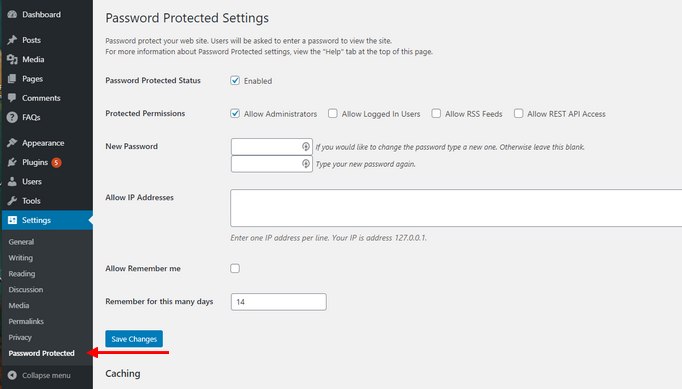 защита паролем-wordpress-2
