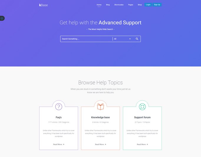 kbase-wordpress-тема