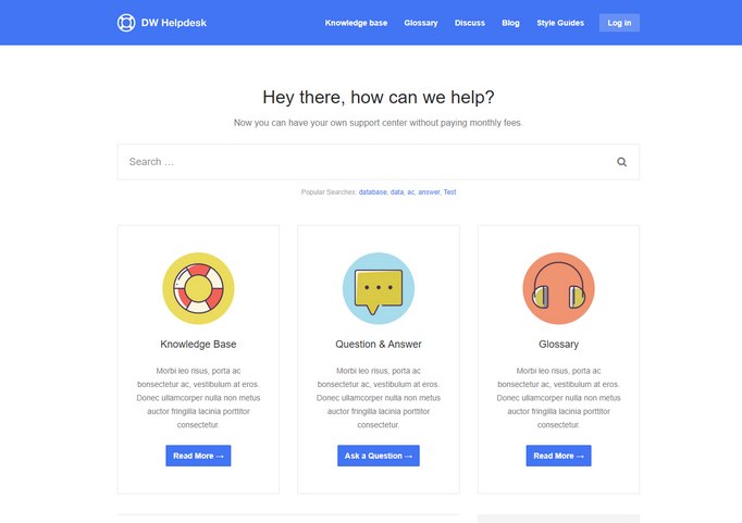 DW helpdesk-wordpress-тема