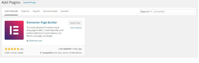 Einführung von Elementor Page Builder mit leistungsstarken Widgets-Addons 17 Elementor plugin