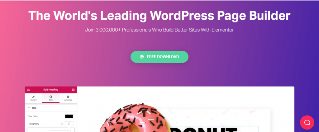 Einführung in Elementor Page Builder mit leistungsstarken Widgets-Addons 1 Elementor page builder
