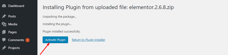 Elementorの使用方法:始めるための簡単な方法8 how-to-use-Elementor-activation