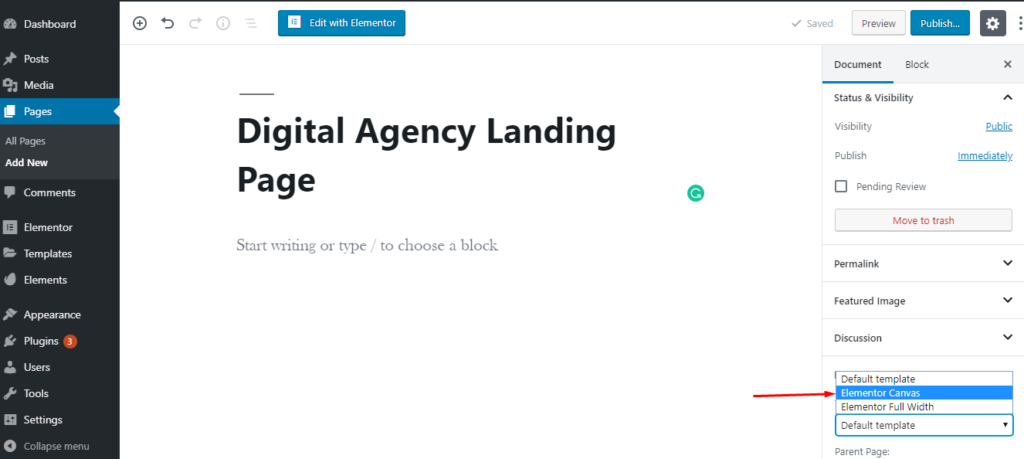 在 5 分钟内为您的数字代理商创建登陆页面 2 Landing page builder