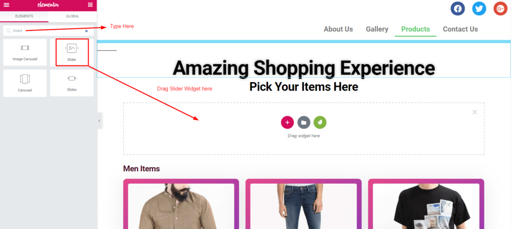 วิธีสร้าง Slider ใน WordPress ด้วย Elementor และ Happy Addons 5 How to drag images in Elementor