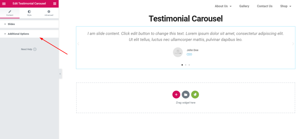 Comment améliorer la conception de sites Web à l'aide du carrousel de logos et du carrousel de témoignages 11 How to add a testimonial