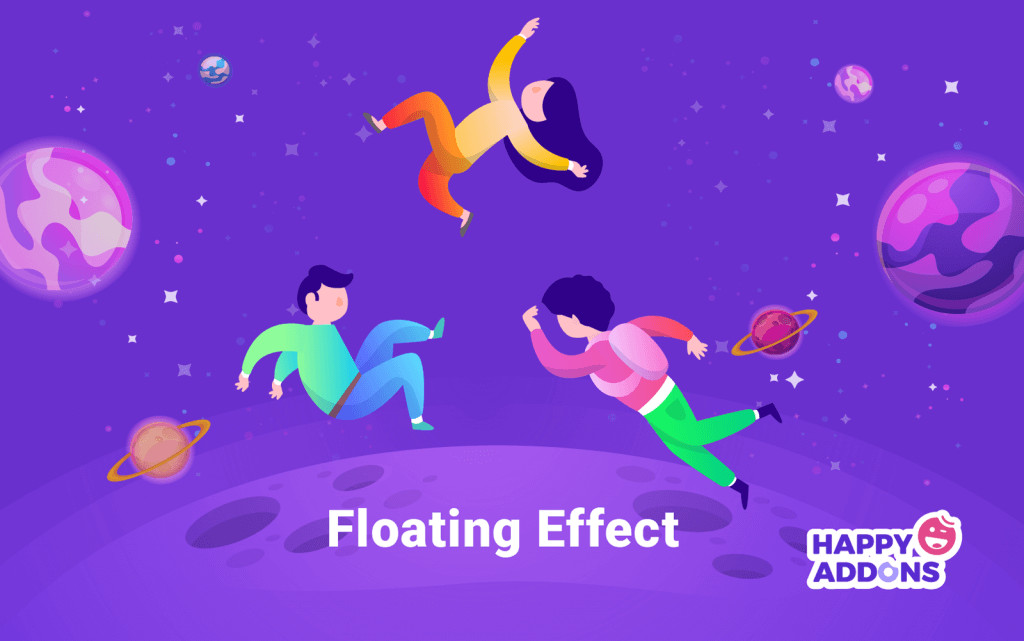 使用 WordPress 頁面構建器自定義網站的 9 多個理由(為什麼選擇 Elementor)6 Floating effect in Happy Addons