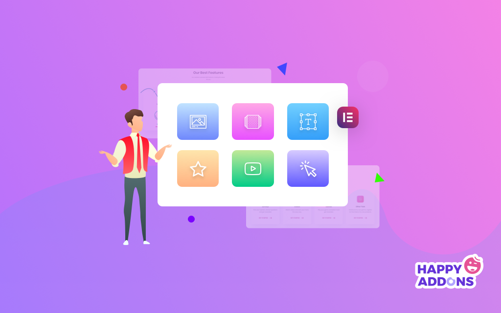 Elementor-なぜそれが最高のWordPressページビルダーであるか3 Happy Elementor addons widgets