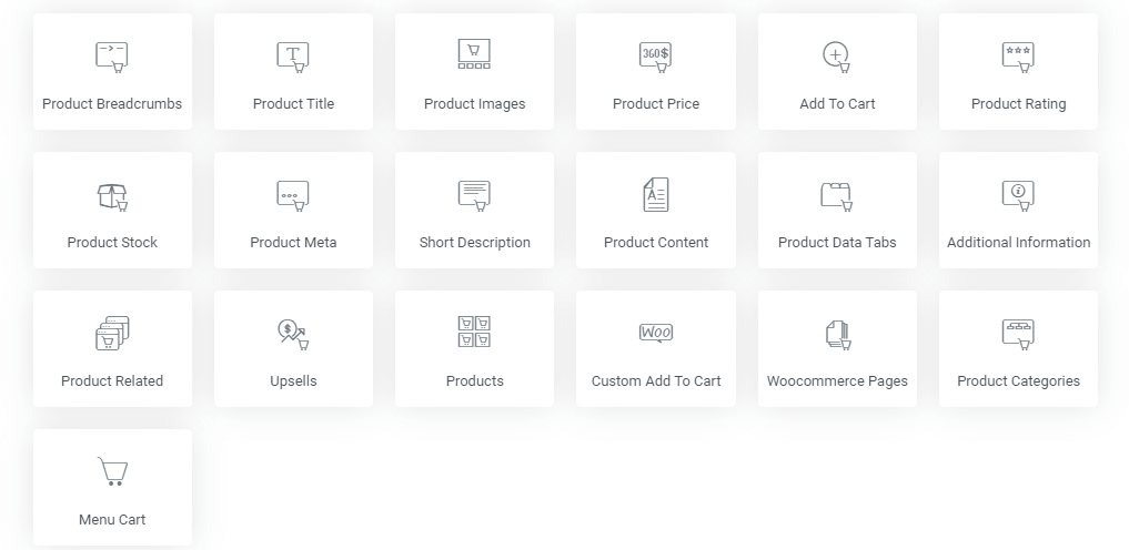 Elementor: Ultimate Story From The Beginning 8 Elementor woocommerce Glossary