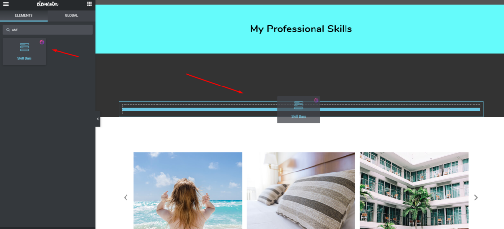 كيفية إنشاء موقع ويب Portfolio في WordPress باستخدام Elementor 15 How to add skill bars