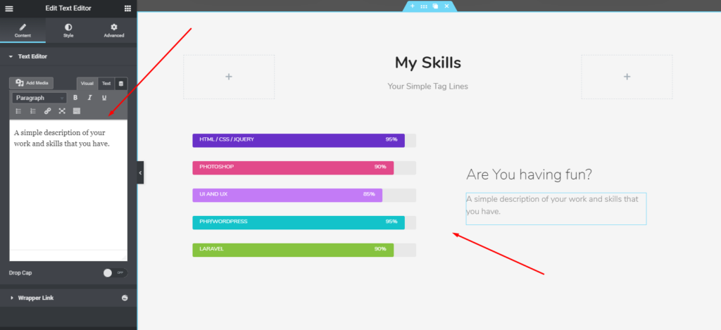 كيفية إنشاء موقع ويب Portfolio في WordPress باستخدام Elementor 16 How to create portfolio site