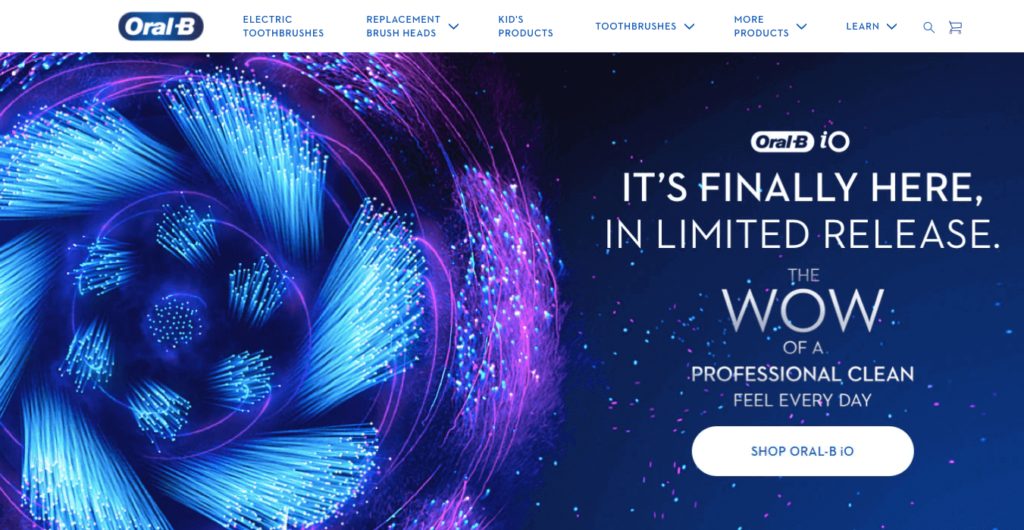 7 effektive Tipps zur Auswahl der besten Farbe für Websites, die den Umsatz steigern 5 oral-B-color-scheme