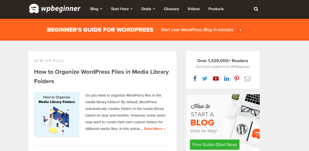 20 สุดยอดบล็อก WordPress ที่คุณควรติดตาม 3 WPBeginner