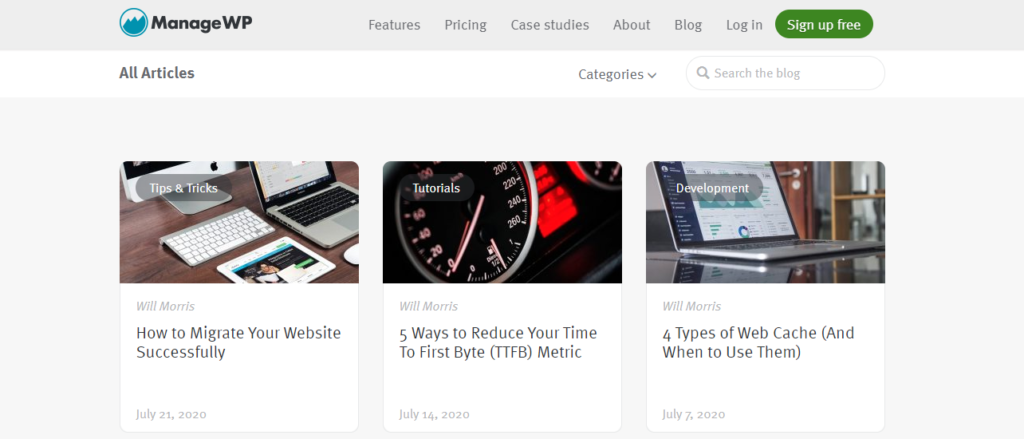 20 สุดยอดบล็อก WordPress ที่คุณควรติดตาม 12 ManageWP
