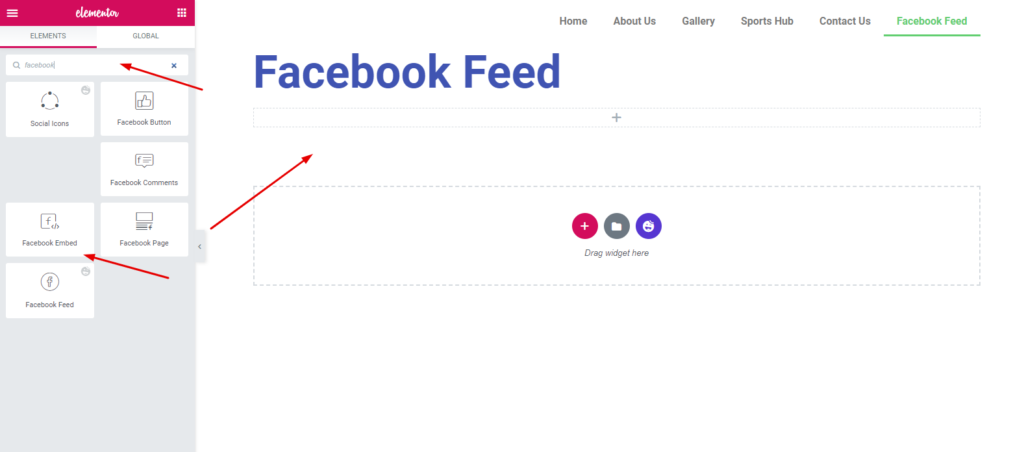 Wyświetlaj swoje treści społecznościowe w atrakcyjny sposób za pomocą Happy Addons Kanały mediów społecznościowych (Facebook, Twitter, Instagram) 5 Elementor widget