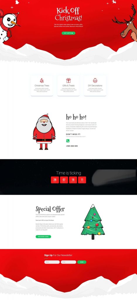 流行的 Elementor Pro 模板:在 Trice 8 中创建您的梦想网站 christmas-gift-shop Elementor pro templates