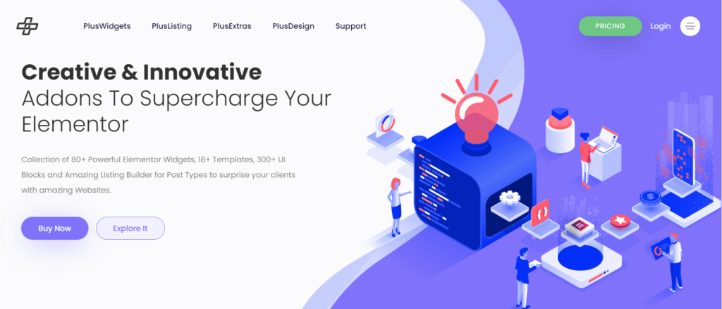 使用 Elementor 6 的簡單而強大的插件創建您的下一個 WordPress 網站 The Plus Addons