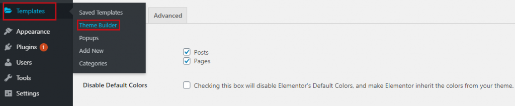 Jak dodać Google Analytics do Elementora — prosty sposób 4 choose theme builder 1