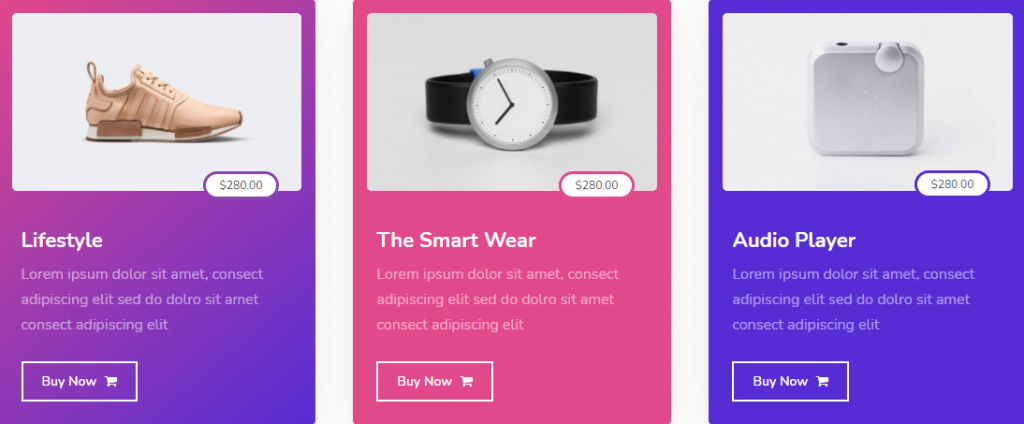 HappyAddons Free vs. HappyAddons Pro: Welche Version sollten Sie kaufen und wie? 3 Predesigned Card to Create Instant Sales Page