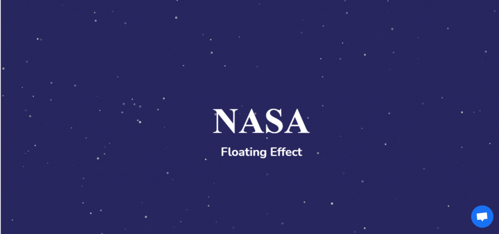 Come progettare il tuo sito WordPress usando Happy Particle 4 NASA effect