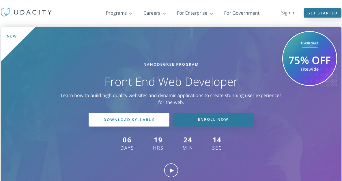 10 Kursus Desain Web Online Terbaik di 2022 6 Udacity front end web developer