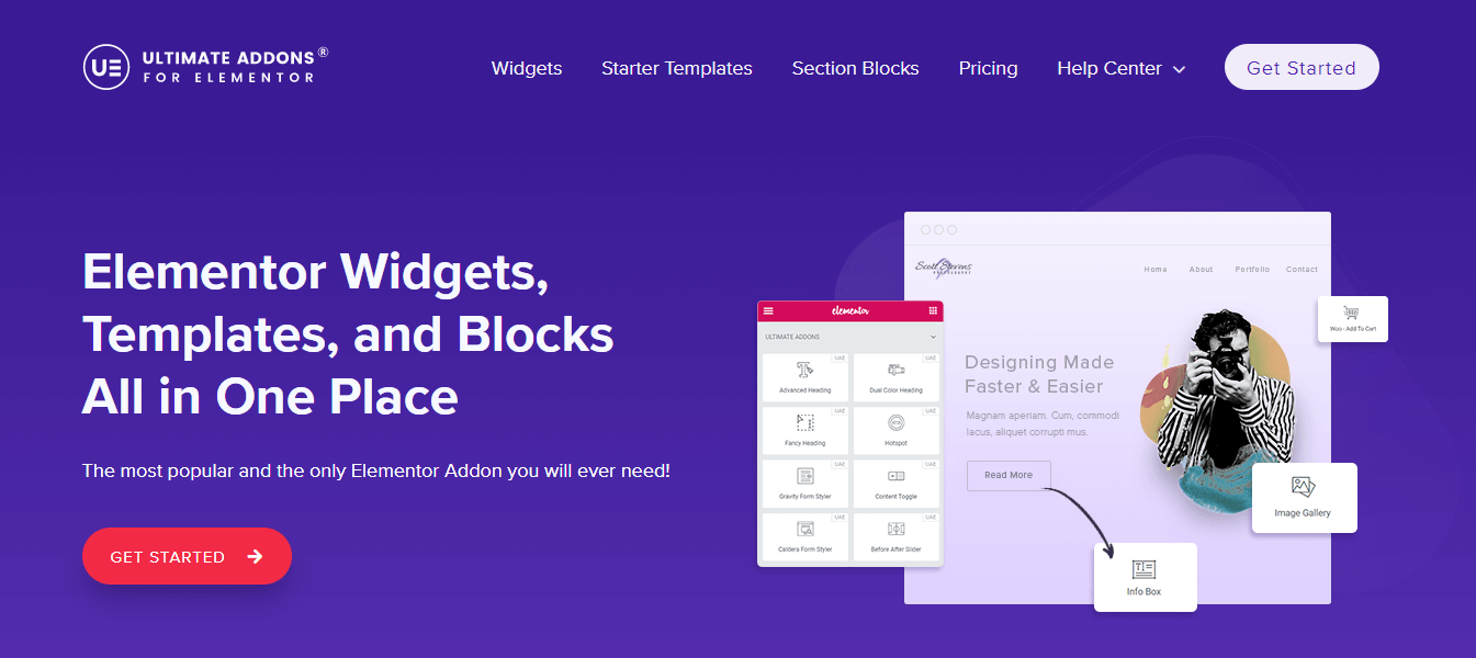 5 melhores complementos Elementor para WooCommerce 6 Ultimate Addons for Elementor