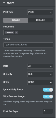 ElementorPostカルーセルを驚くべき方法で使用して最高の投稿を紹介する方法4 Query Elementor post carousel