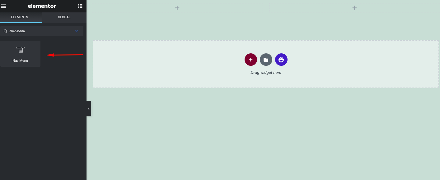 如何自定义 Elementor Nav 菜单和 Elementor Portfolio 小部件(教程)8 Search the Elementor Nav Menu widget