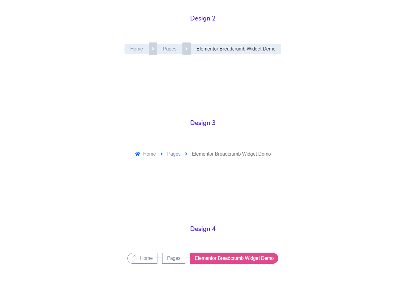 为什么以及如何添加 Elementor 面包屑以改善您的网站导航 17 HappyAddons Breadcrumb Demo