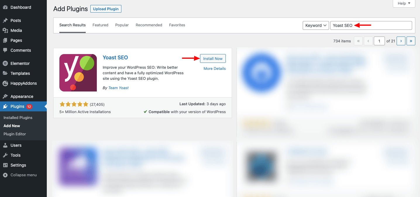 为什么以及如何添加 Elementor 面包屑以改善您的网站导航 5 Add & Activate Yoast SEO Plugin