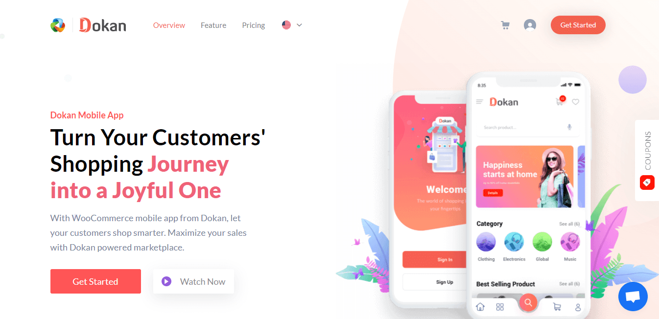 2022년 최고의 WordPress 블랙 프라이데이 및 사이버 먼데이 거래 4 Dokan Apps